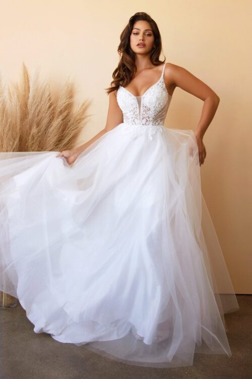 Elegantné šaty na svadbu - CD0195W