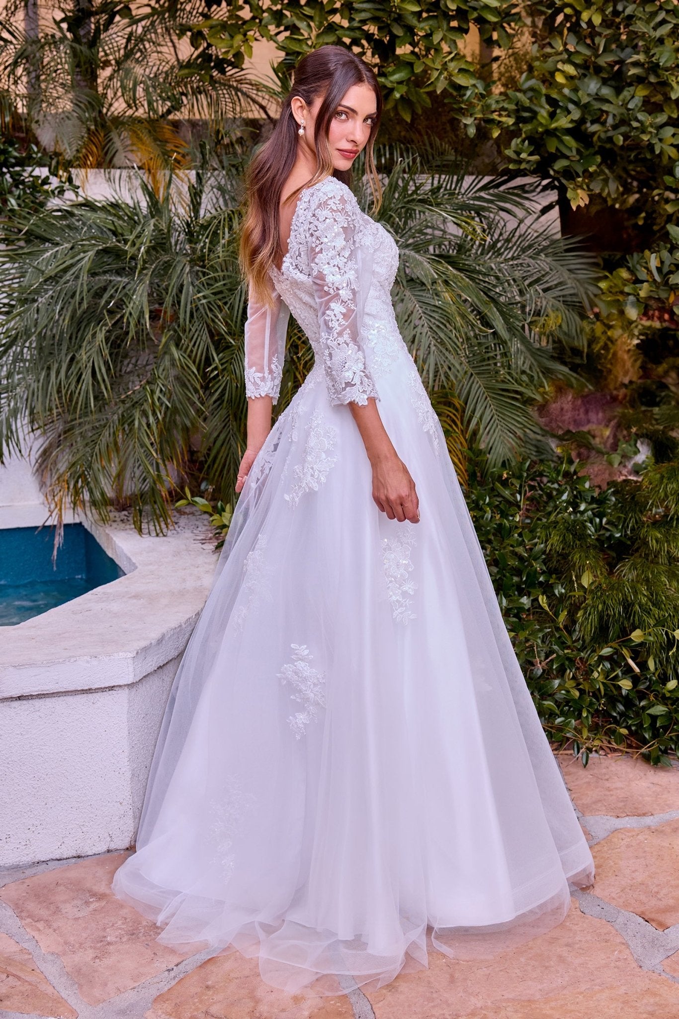 Elegantné šaty na svadbu - J883W