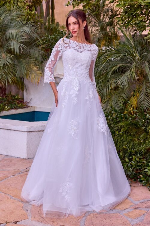 Elegantné šaty na svadbu - J883W