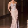 Trblietavé šaty na ples - CD695
